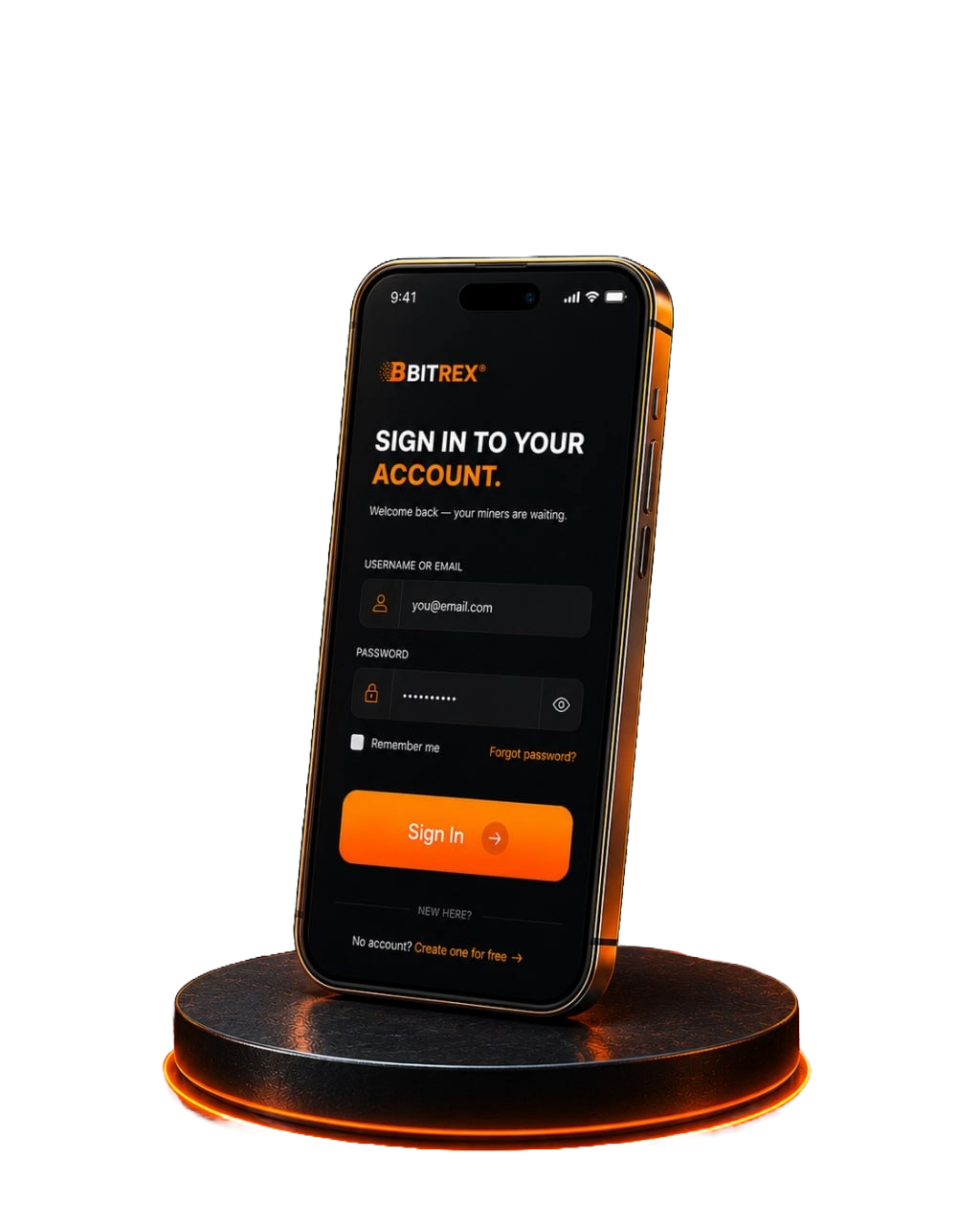 BitRex mobile app